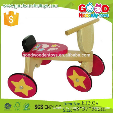 2015 High Quality Solid Wood Toy Kids Wooden Tricycle for Sale
